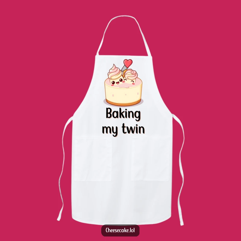 Funny Cheesecake Frosting Apron: Bake with Dessert Passion Gift