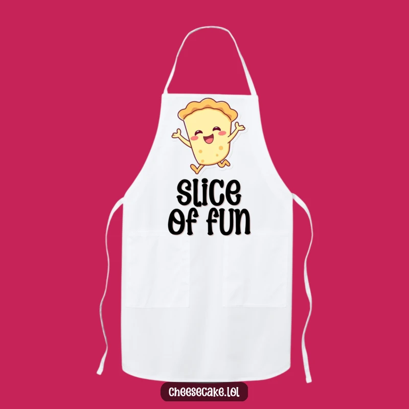 Funny Pie Leap Apron: Bake and Serve with Hilarious Dessert Fun