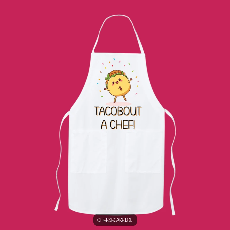 Funny Taco Cartwheel Apron - Cook the Fiesta Way!