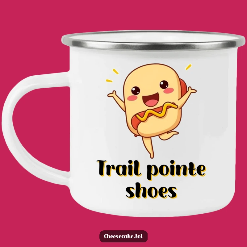 Funny Ballet Hot Dog Camping Mug - Campfire Performance Fuel