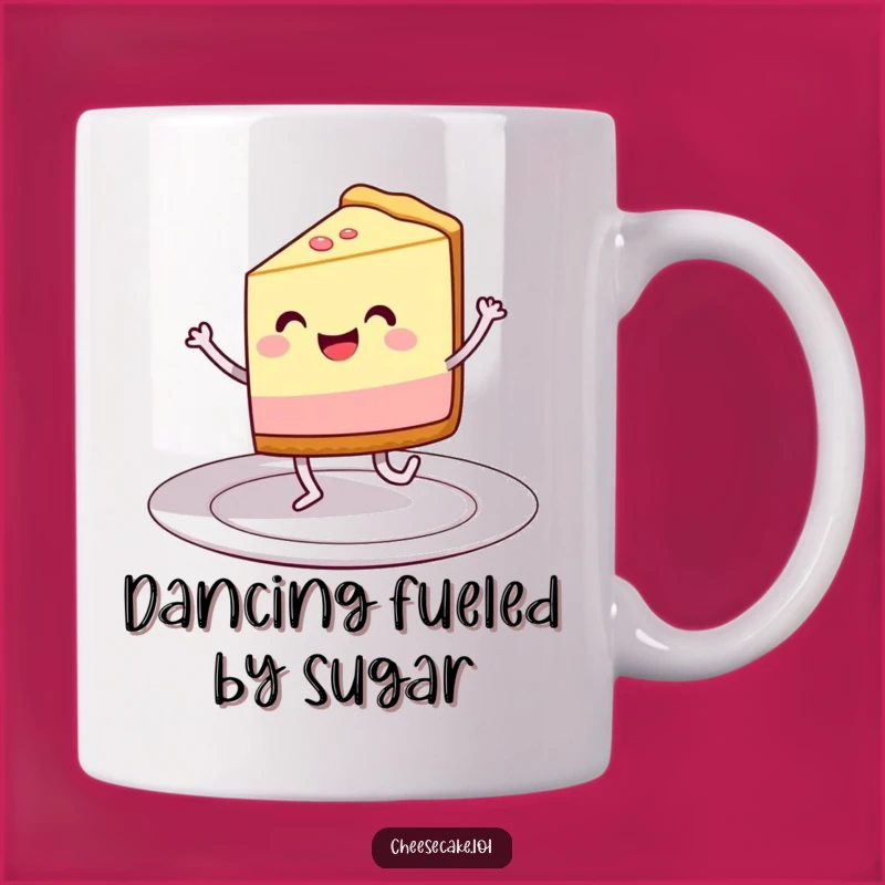 Funny Dancing Cheesecake Mug: A Hilarious Gift for Dessert Lovers Who Groove