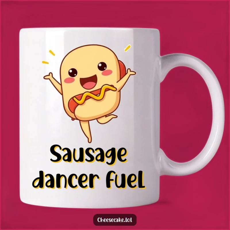 Funny Ballet Hot Dog Mug - Hilarious Wiener Dancer Gift