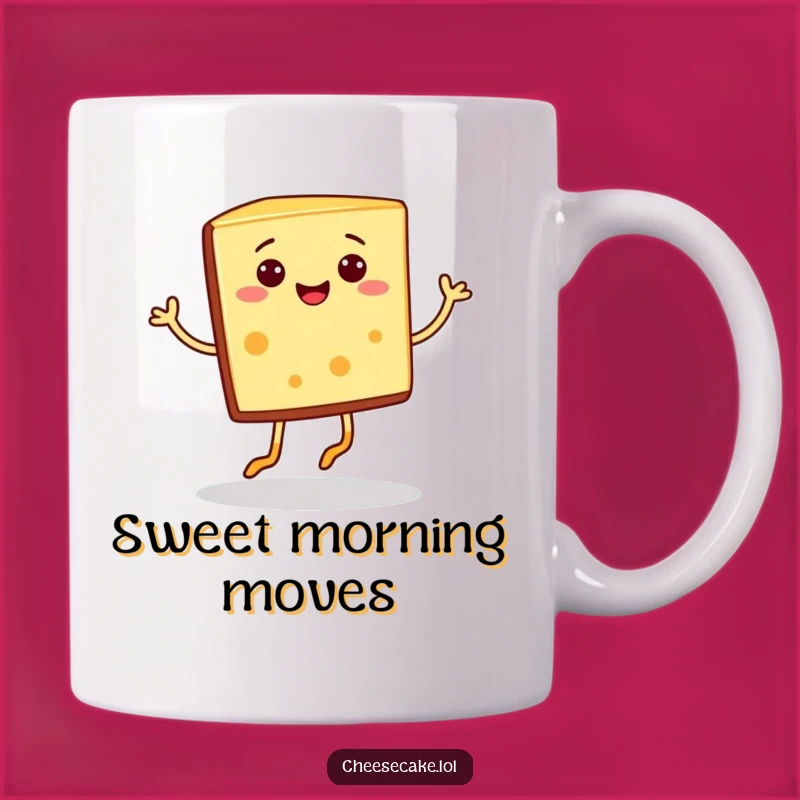 Funny Cheesecake Jig Mug: Hilarious Dessert Lover Gift for Sweet Mornings