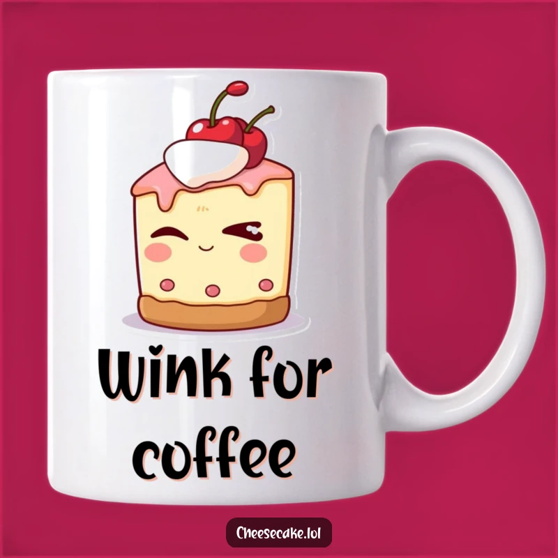 Funny Sly Cheesecake Mug: A Cheeky Treat for Coffee Lovers