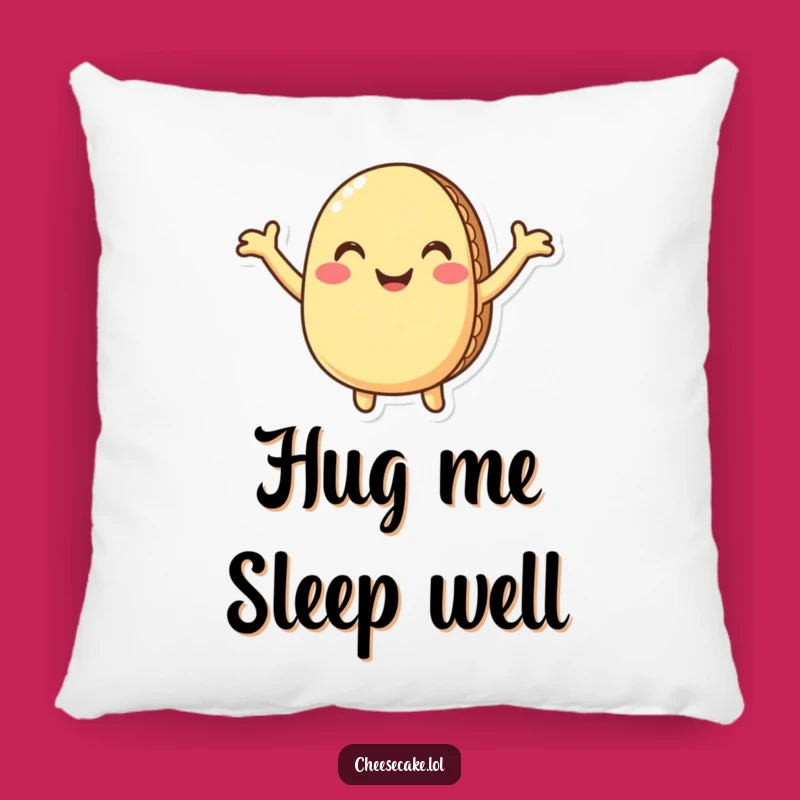 Funny Macaron Pillow: Soft Pastry Hug Cushion for Cozy & Humorous Comfort