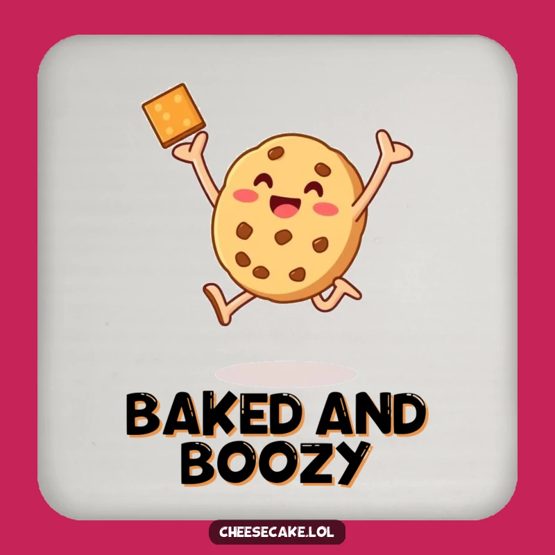 Funny Cookie Leap Coaster - Protect Surfaces with Baking Celebration