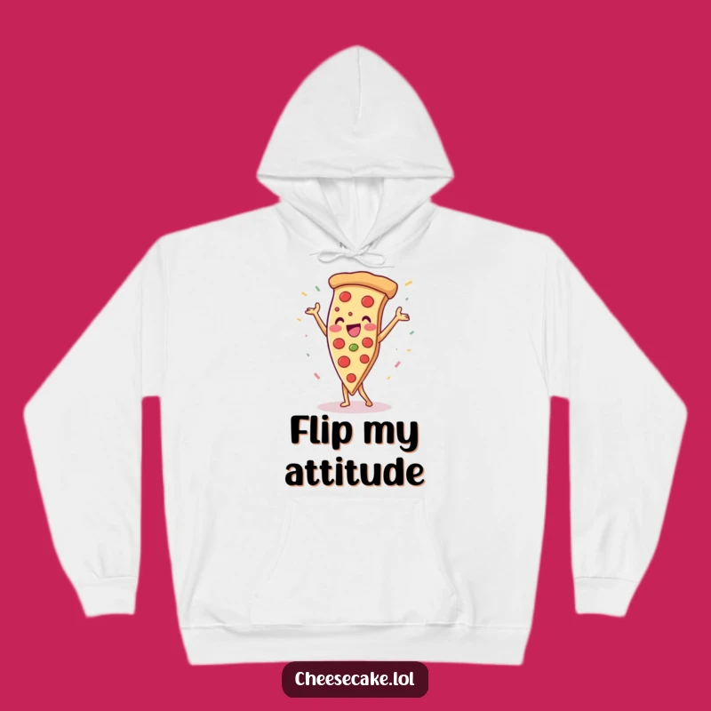 Cozy Funny Pizza Handstand Hoodie: Stay Warm and Laugh with This Comfy Apparel