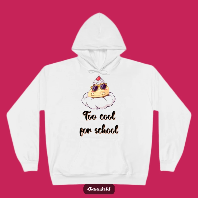 Funny Cheesecake Cloud Hoodie: Cozy Dessert Vibes Gift