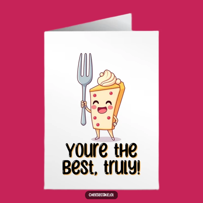 Free Printable Birthday Card: Hero Cheesecake, Funny Downloadable Gift