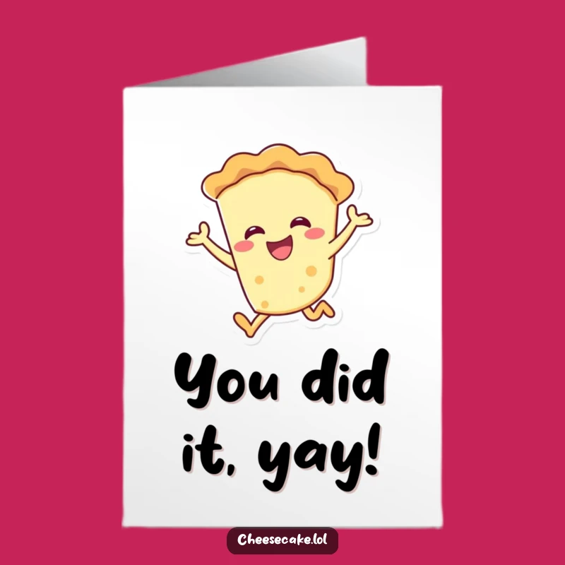 Free Printable Congrats Card: Joyful Pie - A Deliciously Funny Downloadable Gift
