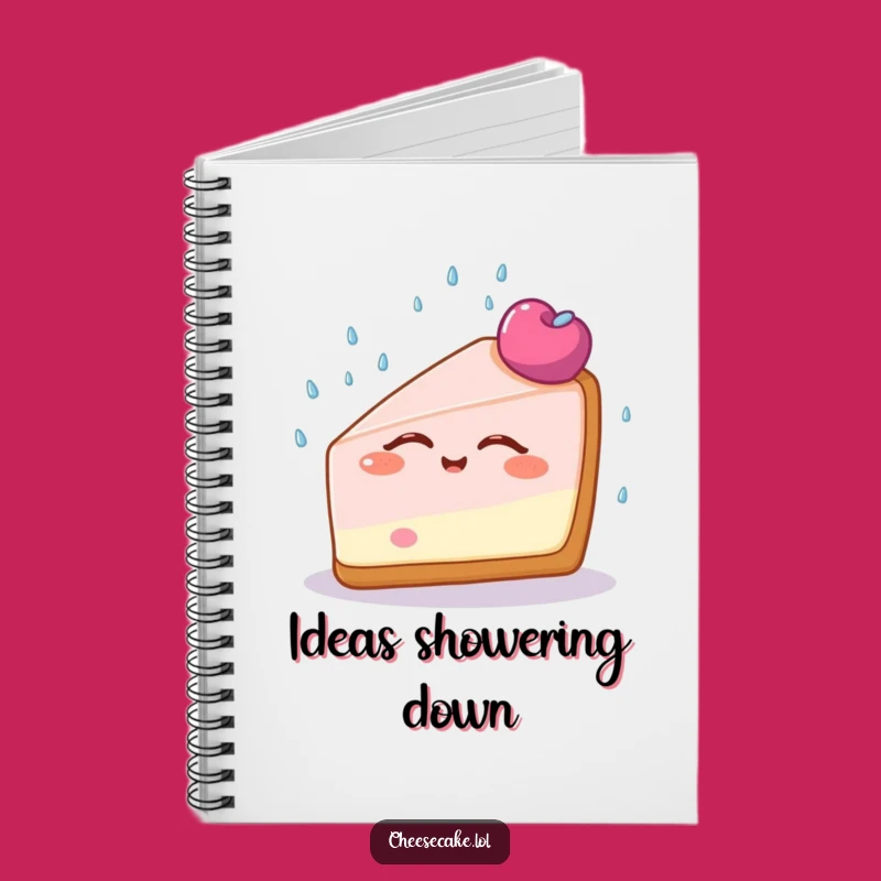 Funny Cheesecake Bliss Notebook: Jot Down Peaceful Thoughts With Sprinkles, A Perfect Funny Gift