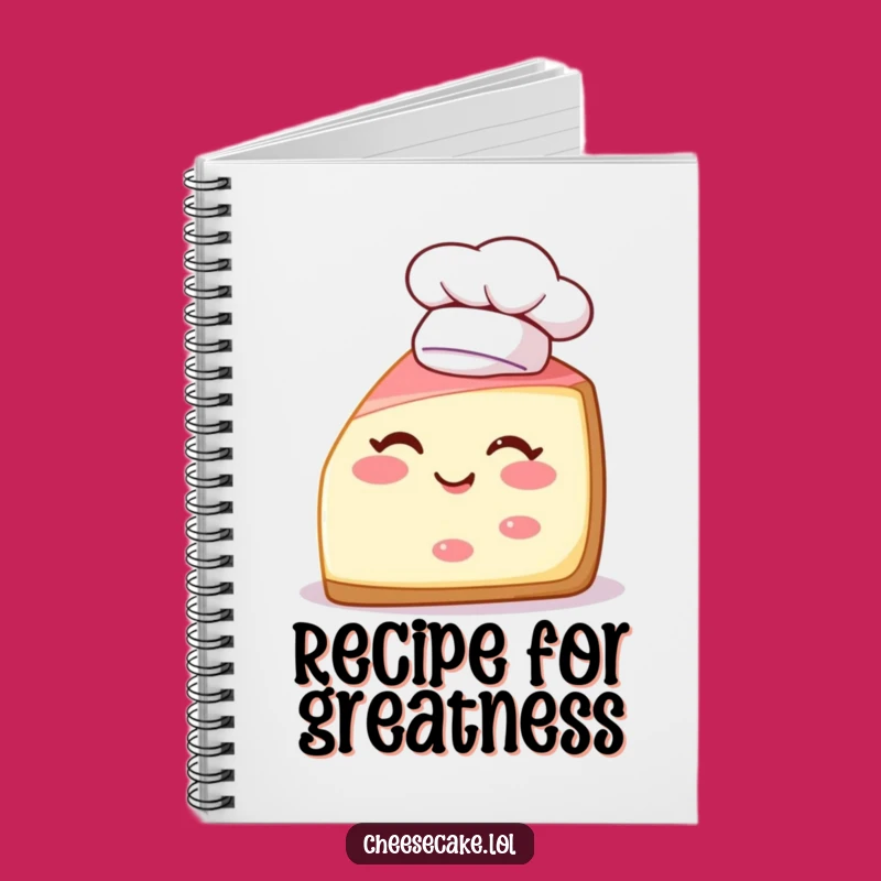 Funny Cheesecake Chef Notebook: Jot Down Sweet Ideas with Culinary Humor