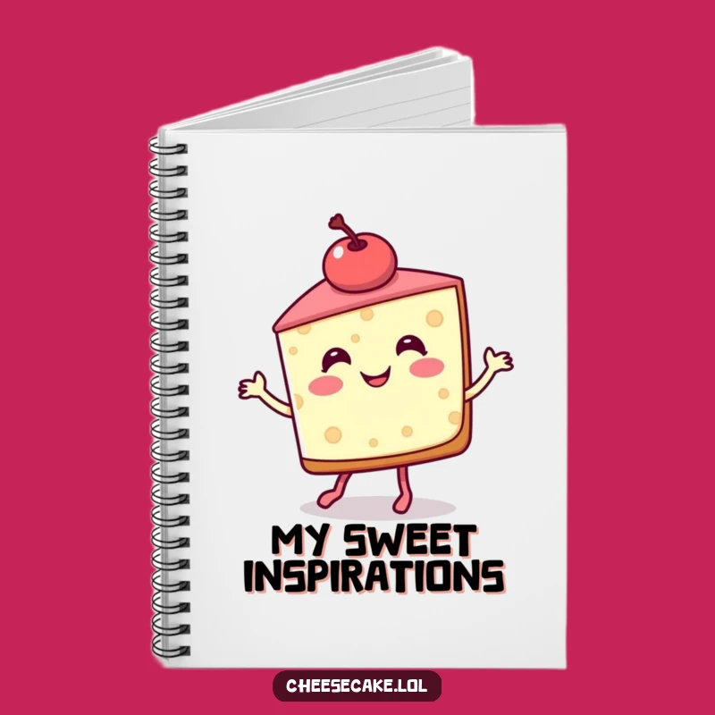 Funny Cheesecake Jig Notebook - Jot Down Sweet Ideas!