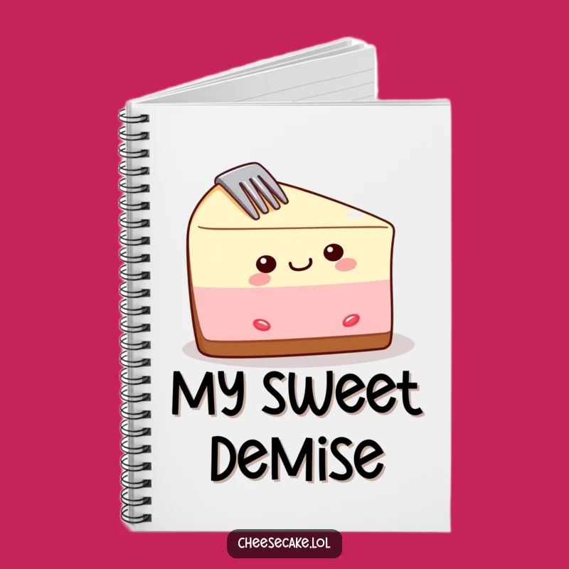 Funny Cheesecake Notebook: Jot Down Ideas with Dessert Humor, Perfect Gift