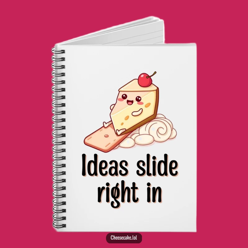 Funny Journal - Cheesecake Slide for Documenting Your Joyful Ideas