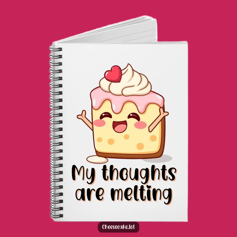 Funny Silly Pose Cheesecake Notebook: Jot Down Ideas with Whimsical Flair