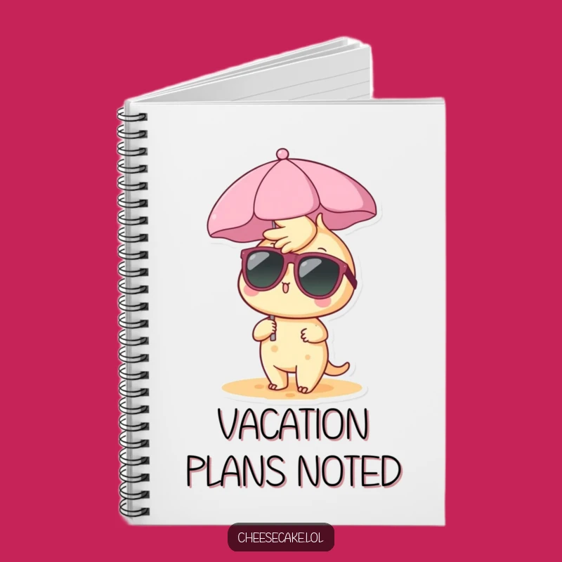 Funny Cheesecake Beach Notebook: Jot Down Sunny Ideas