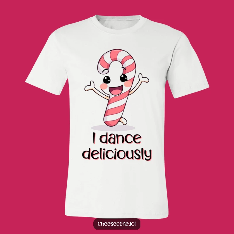 Funny Candy Cane Dance T-Shirt: Festive Fun Design, Ultimate Funny Gift