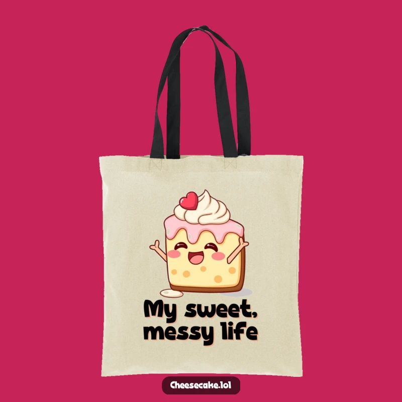 Funny Silly Pose Cheesecake Tote Bag: Carry Your Essentials with Joyful Style